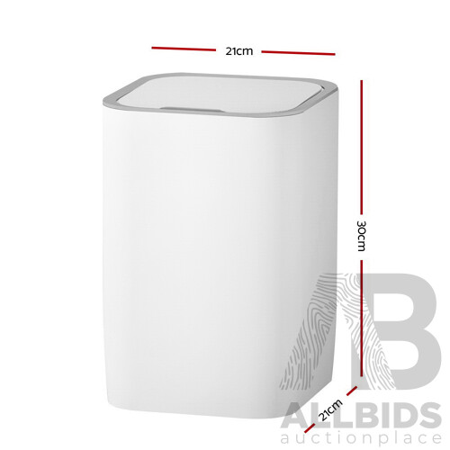 Sensor Bin Motion Automatic Rubbish Bins Waste Trash Can White 9L - Brand New - Free Shipping