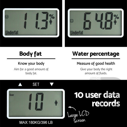 Electronic Digital Body Fat Scale - Black - Brand New - Free Shipping