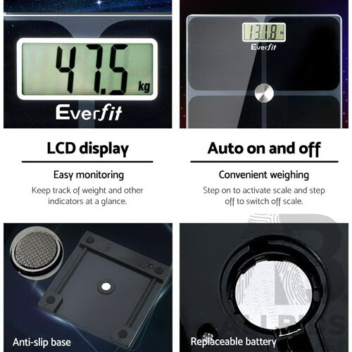 Bathroom Scales Digital Weighing Scale 180KG Electronic Monitor Tracker - Brand New - Free Shipping