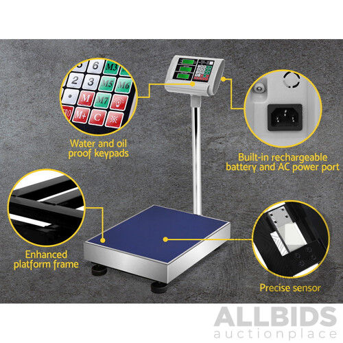 150KG Digital Platform Scale Electronic Scales Shop Market Commercial Postal - Brand New - Free Shipping