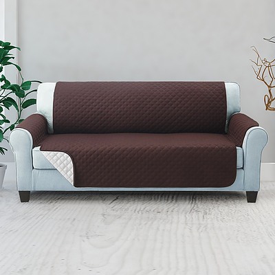 Sofa Cover Quilted Couch Covers Protector Slipcovers 3 Seater Coffee
