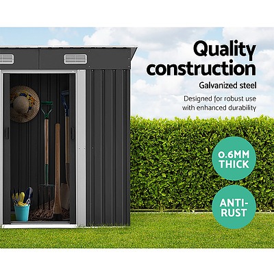 Garden Shed Outdoor Storage Sheds Tool Workshop 1.94x1.21M with Base - Brand New - Free Shipping
