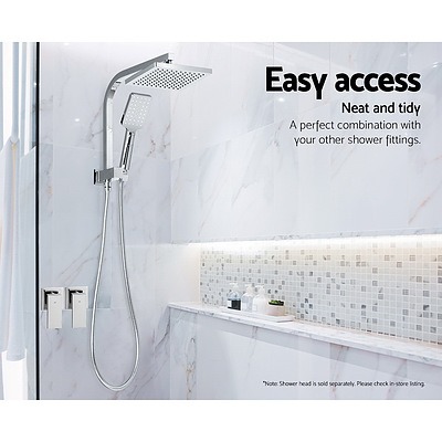 Brass Shower Mixer Head Hot and Cold Bathroom Tap Chrome - Brand New - Free Shipping