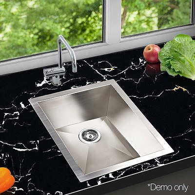 Stainless Steel Kitchen Sink 390X450MM Under/Topmount Sinks Laundry Bowl Silver - Brand New - Free Shipping