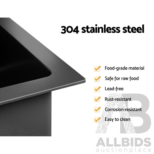 700x450mm Nano Stainless Steel Kitchen Sink - Free Shipping