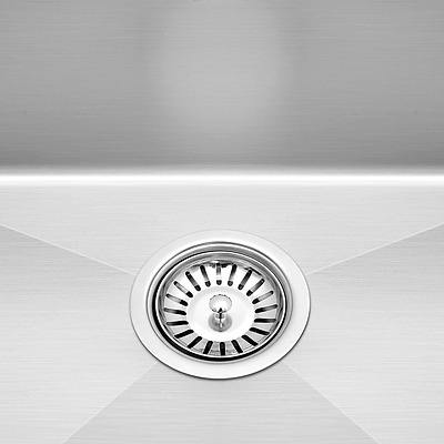 540x440mm Stainless Steel Kitchen Laundry Sink Single Bowl Nano Silver