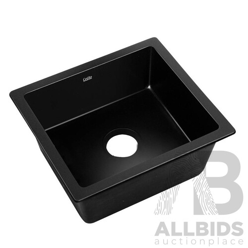 460 x 410 mm Granite Double Sink - Black - Brand New - Free Shipping