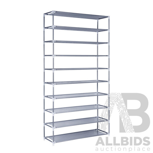 10 Tier Stackable Shoe Rack 160cm - Brand New - Free Shipping
