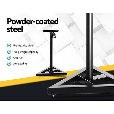 Set of 2 120CM Surround Sound Speaker Stand - Black - Brand New - Free Shipping