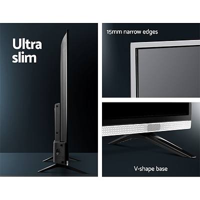 32 Inch Smart LED TV HD LCD Slim Thin Screen Netflix Black 16:9