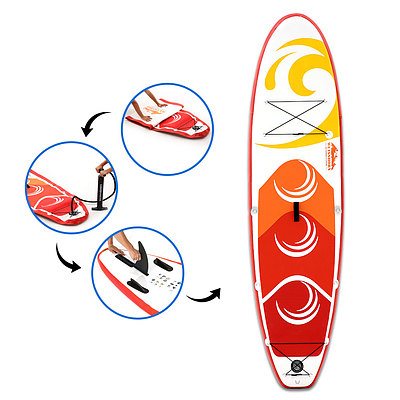 Weisshorn 10FT Stand Up Paddle Board Inflatable SUP Surfboards 15CM Thick - Free Shipping