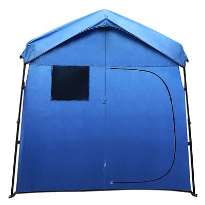 Portable Pop Up Outdoor Toilet and Change Room Tent - Blue - Free Shipping