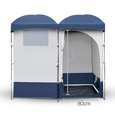 Weisshorn Camping Shower Tent - Double - Free Shipping