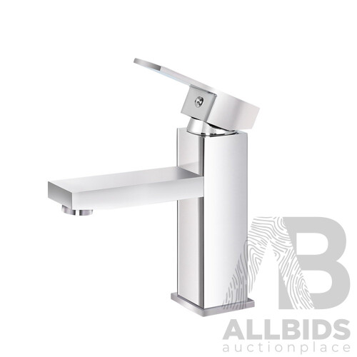 Basin Mixer Tap Faucet Bathroom Vanity Counter Top Standard Brass Silver - Brand New - Free Shipping