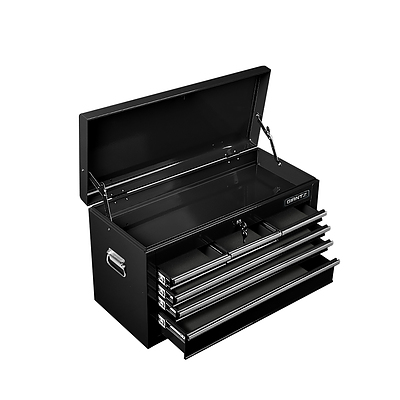 8 Drawer Mechanic Tool Box Storage Trolley - Black - Free Shipping