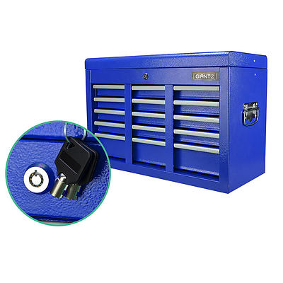 9 Drawer Mechanic Tool Box Storage Chest - Blue - Free Shipping