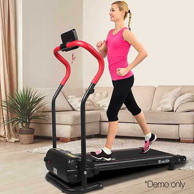 Home Electric Treadmill - Red - Free Shipping