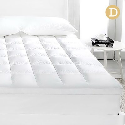 Double Mattress Topper Duck Feather Down 1000GSM Pillowtop Topper - Brand New - Free Shipping