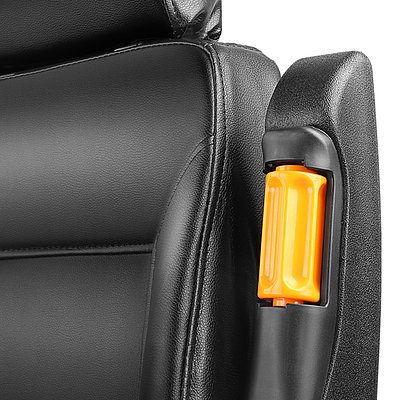 Adjustbale Armrest Headrest Forklift Tractor Seat with Suspension - Black - Free Shipping