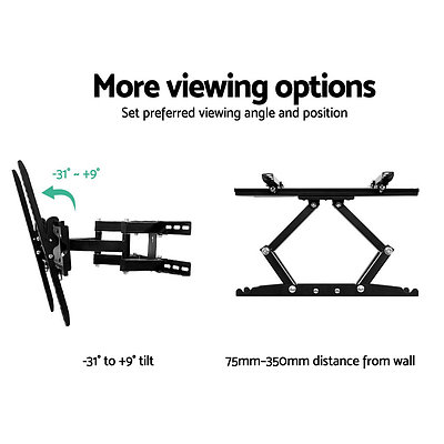 TV Wall Mount Bracket Tilt Swivel Full Motion Flat Slim LED LCD 23 32 42 50 55 inch - Brand New - Free Shipping