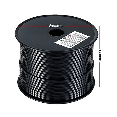 2.5MM Electrical Cable Twin Core Extension Wire 100M Car Solar Panel 450V - Brand New - Free Shipping