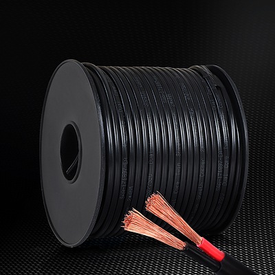 Twin Core Wire Electrical Automotive Cable 2 Sheath 450V 3MM 100M - Brand New - Free Shipping