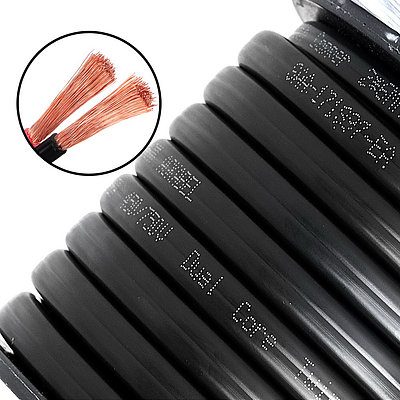 Twin Core Wire Electrical Automotive Cable 2 Sheath 450V 6MM 30M - Brand New - Free Shipping