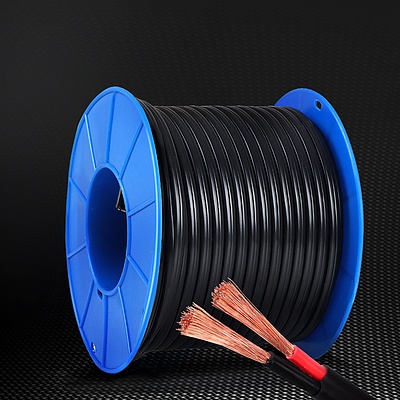Twin Core Wire Electrical Automotive Cable 2 Sheath 450V 6MM 60M - Brand New - Free Shipping