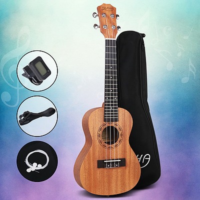 23 Inch Concert Ukulele Mahogany Ukeleles Uke Hawaii Guitar - Brand New - Free Shipping