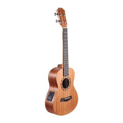 26 Inch Tenor Ukulele Electric Mahogany Ukeleles Uke Hawaii Guitar with EQ - Brand New - Free Shipping