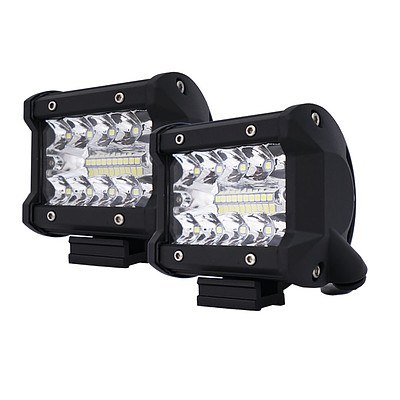 2x 4 inch CREE Combo LED Work Light Bar Off Road Driving Fog Lamp 4WD Reverse - Brand New - Free Shipping