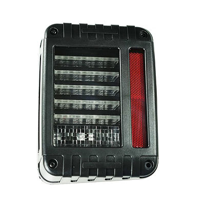 Pair 07-17 Jeep Wrangler Jk LED Tail Lights Brake Rear Signal Reverse Lamp - Brand New