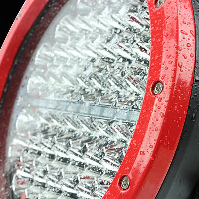 Pair 7inch 590w CREE Round LED Driving Lights Work Spotlights 12V 24V Red - Brand New