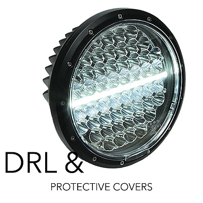 Pair 9inch 640w Cree LED Driving Light Black Spotlight Offroad HID 4x4 ATV - Brand New