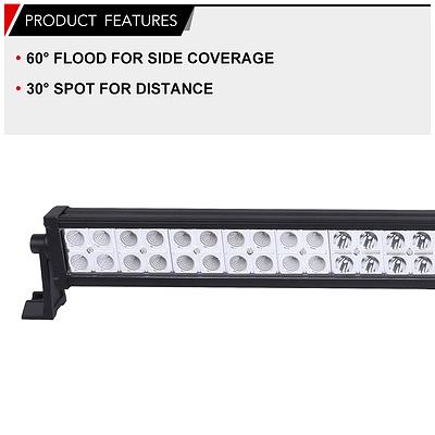 Lightfox 42inch 240W CREE LED Light Bar Spot Flood Combo Offroad Driving 4x4