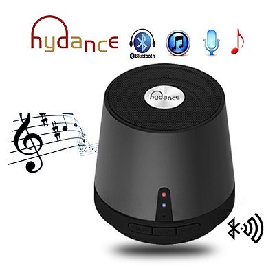 Hydance Maxi Sound Mp3 Player With Mini Bluetooth Speaker - Black - Brand New