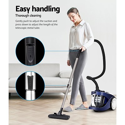Vacuum Cleaner Bagless Cyclone Cyclonic Vac Home Office Car 2200W Blue - Brand New - Free Shipping