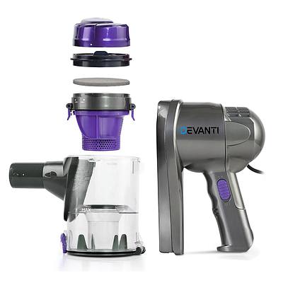 Corded Handheld Bagless Vacuum Cleaner - Purple and Silver - Free Shipping