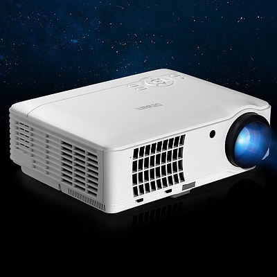 HD 1080P Video Projector 4000 Lumen LED Home Theatre Business Multimedia