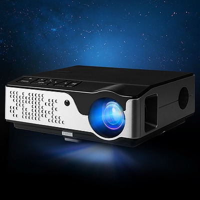 Video Projector Wifi USB Portable 4000 Lumens HD 1080P Home Theater Black - Brand New - Free Shipping
