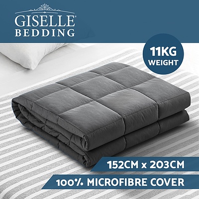 Giselle Weighted Blanket 11KG Heavy Gravity Blankets Adult Deep Sleep Ralax Washable - Brand New - Free Shipping