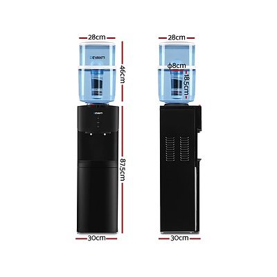 Water Cooler Chiller Dispenser Bottle Stand Filter Purifier Office Black - Brand New - Free Shipping