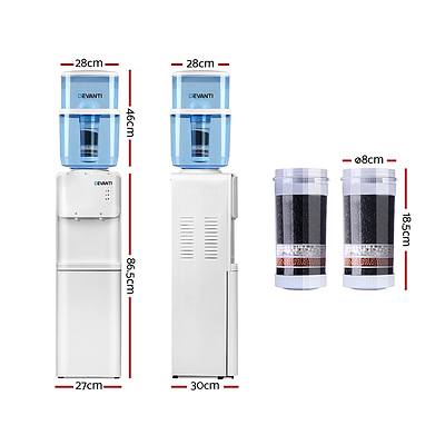 22L Water Cooler Dispenser Hot Cold Taps Purifier Filter Replacement - Brand New - Free Shipping