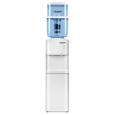 22L Water Cooler Dispenser Top Loading Hot Cold Taps Filter Purifier Bottle - Brand New - Free Shipping