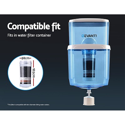 6-Stage Water Cooler Dispenser Filter Purifier System Ceramic Carbon Mineral Cartridge - Brand New - Free Shipping