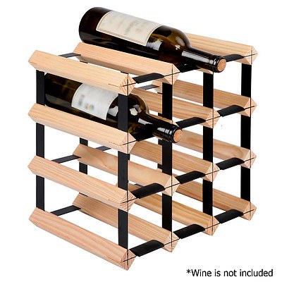 12 Bottle Timber Wine Rack - Brand New - Free Shipping