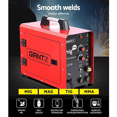 220 Amp Inverter Welder MMA MIG DC Gas Gasless Welding Machine Portable - Brand New - Free Shipping