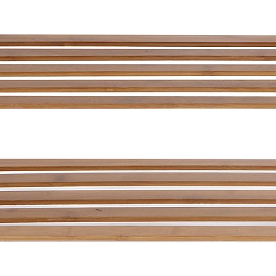 Bamboo Wooden Shoe Rack - Natural - Free Shipping