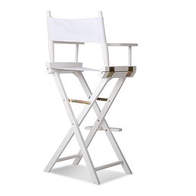 Tall Director Chair - White - Free Shipping