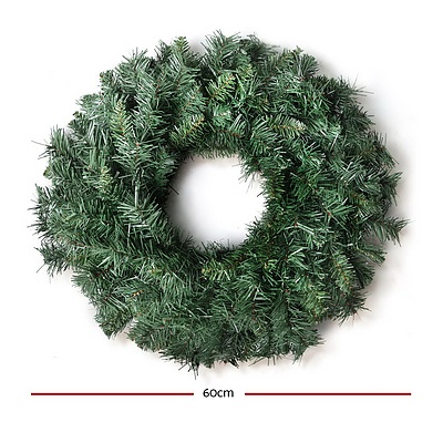 60cm Christmas Wreath - Green - Brand New - Free Shipping